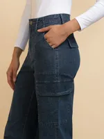 Wide Leg Cargo Jeans