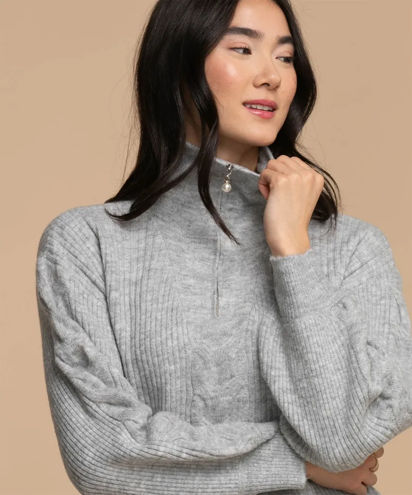 GUILTY HALF ZIP SWEATER