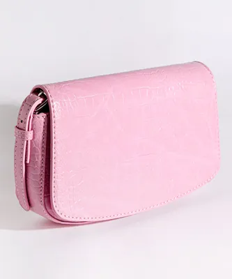 Croco Shoulder Bag