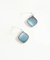 Blue Cat Eye Earrings