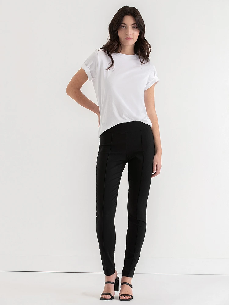 Alfie Pull-On Slim Pant Microtwill