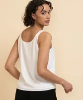 Vera Sleeveless 2-Layer Essential V-Neck Blouse