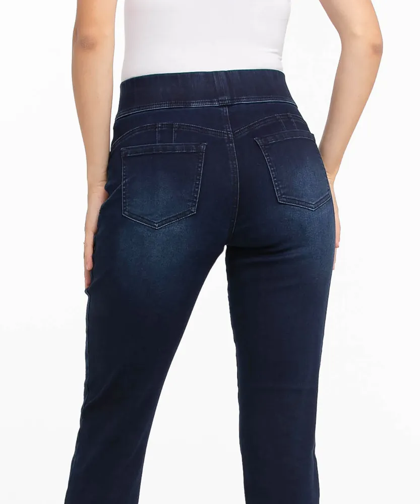 Pull-On Straight Leg Jean