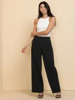 Maxwell Wide Leg Pleated Pant Luxe Tailored