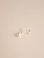 Trio Pearl-Stud Earrings Pack