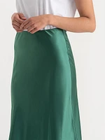 Satin Maxi Skirt