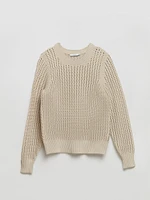 Long Sleeve Crochet Sweater
