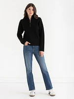 Quarter Zip Pullover Sweater