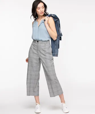 Plaid Tri-Blend Culotte