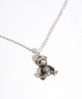 Teddy Bear Pendant Necklace