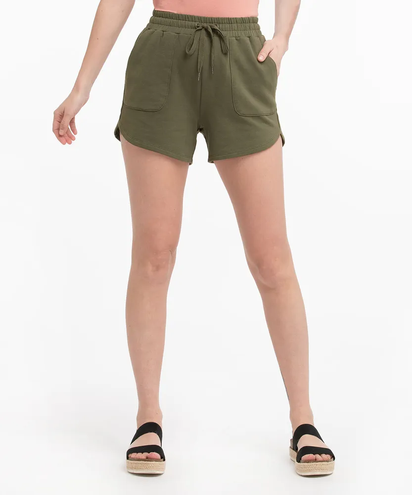 French Terry Pull-On Short