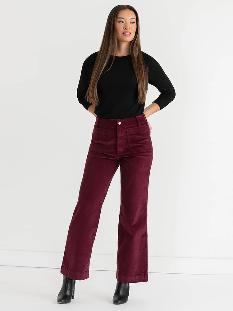 Corduroy Wide Leg Pant