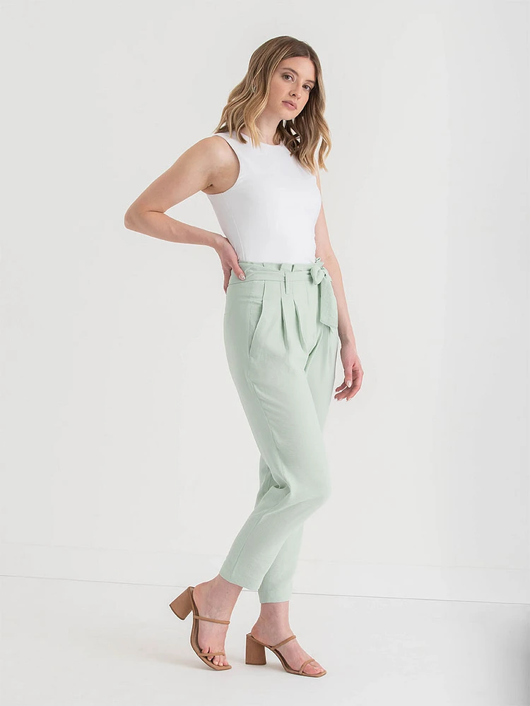 Cameron Belted Tapered Leg Pant