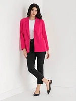 Relaxed Open Blazer Ponte Twill