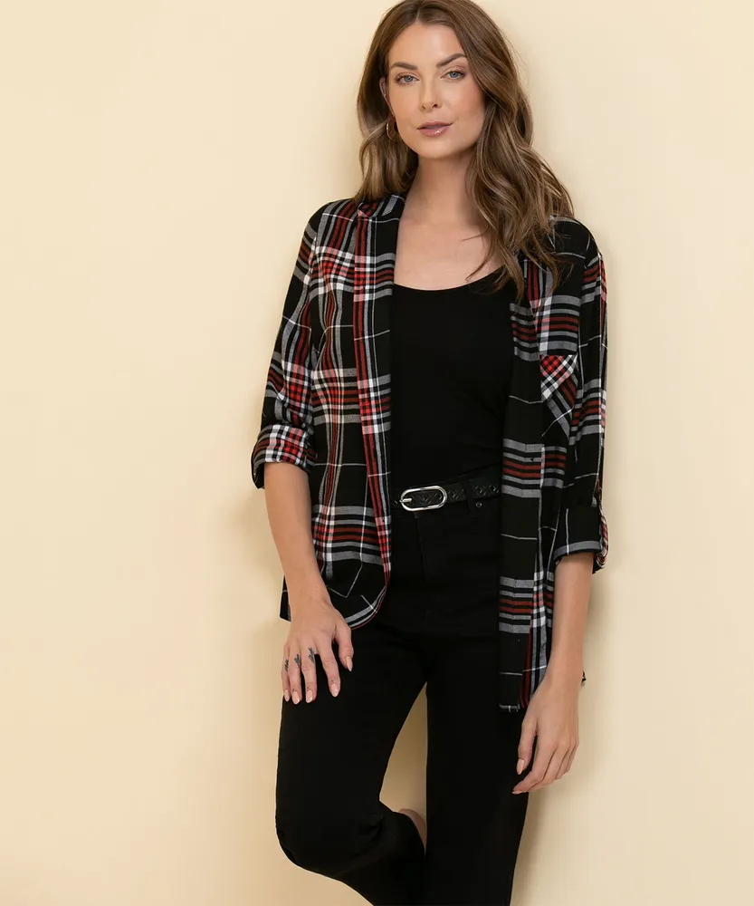 Long Sleeve Plaid Shirt