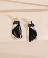 Tassel Dangle Bead Earrings