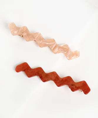 Zigzag Hair Clip 2-Pack