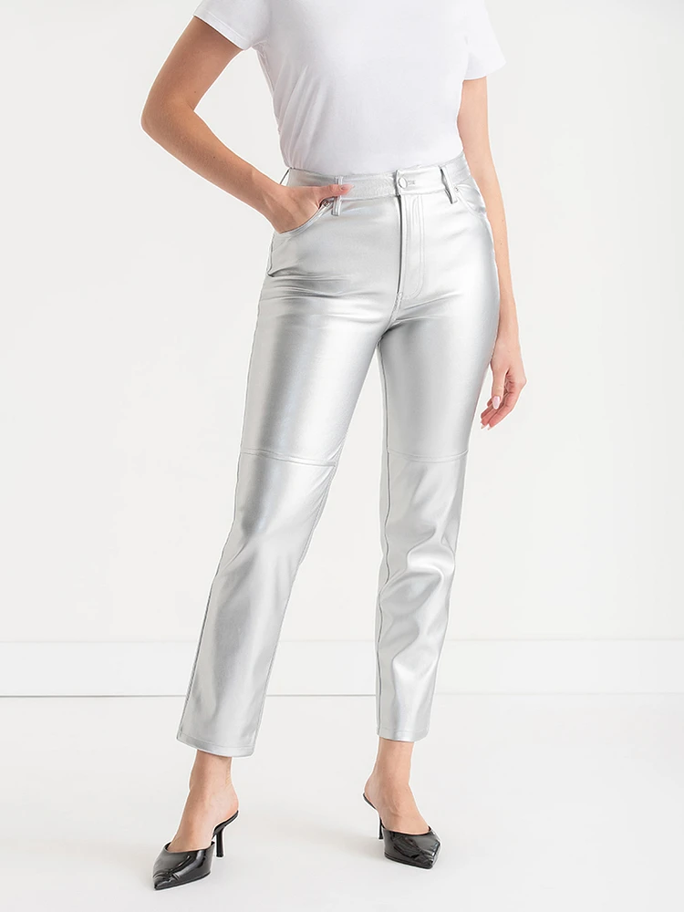 Silver Straight Leg Pant