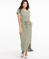 Drawstring Maxi Dress