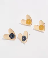 70s Heart Earring 2-Pack