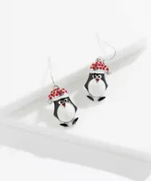 Festive Penguin Earring