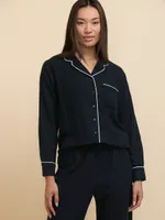 Flannel Pajama Top & Pant Set