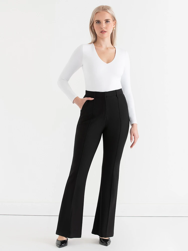 Dylan Flare Pant Luxe Ponte