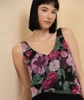 Sleeveless Blouse with Crisscross Back Straps