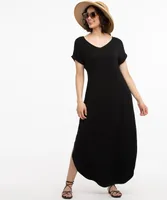 Pocketed T-Shirt Maxi Dress