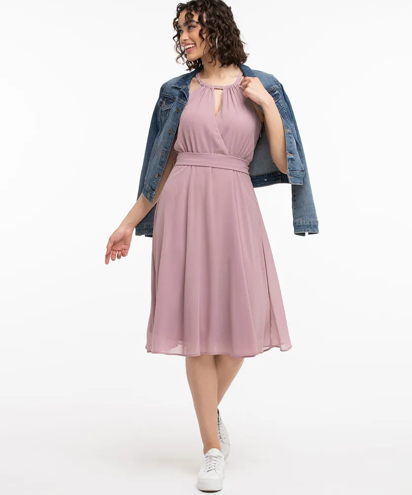 Braided Halter Dress