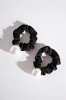 Pearl Hair Scrunchie 2 Pack