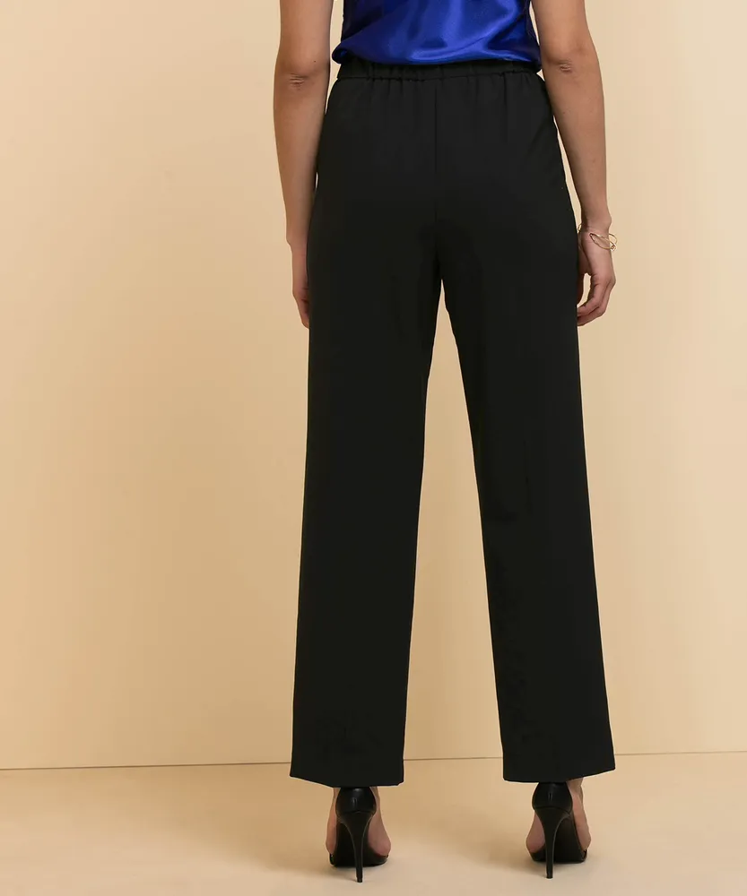Pull-On Straight Leg Pant by Jules & Leopold