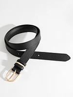 Classic Top Stitch Belt