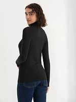 Modal Long Sleeve Turtleneck Shirt