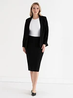 Luxe Ponte Pencil Skirt