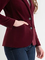 Classic Velvet Blazer