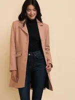 Camilla Wool Blend Straight Coat