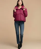 Snap Front Puffer Jacket