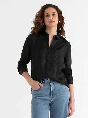 Long Sleeved Viscose Blouse