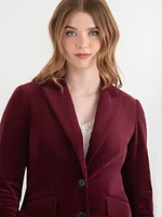Classic Velvet Blazer