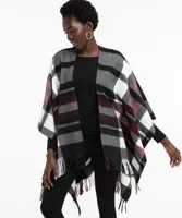 Cozy Plaid Ruana