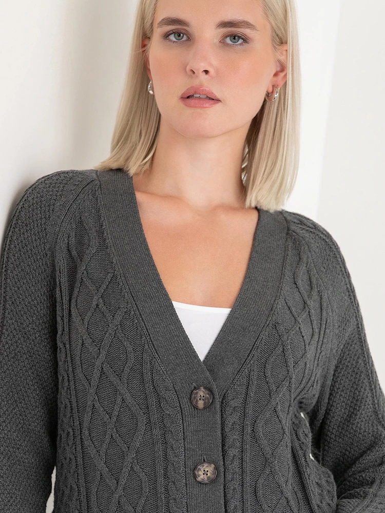 Cable Knit Cardigan