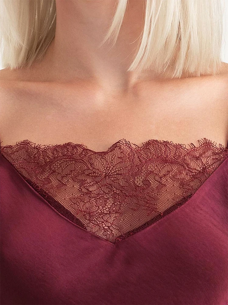 Satin Lace Camisole