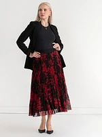 Release Pleat Midi Skirt