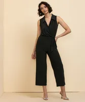 Tash + Sophie Wrap Jumpsuit with Collar