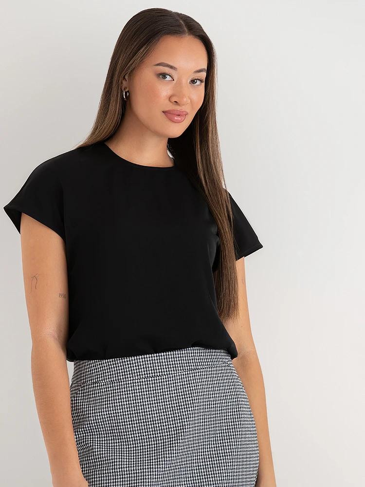 Scoop Cap Sleeve Top