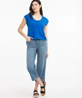 Eco-Friendly Twist Neck Tee