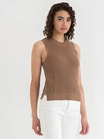 Chunky Tank Top Sweater