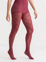 Diamond Pattern Tights