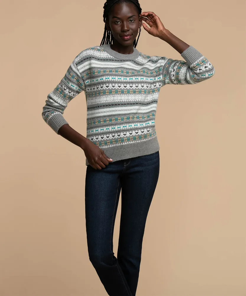 Fair Isle Pullover Sweater